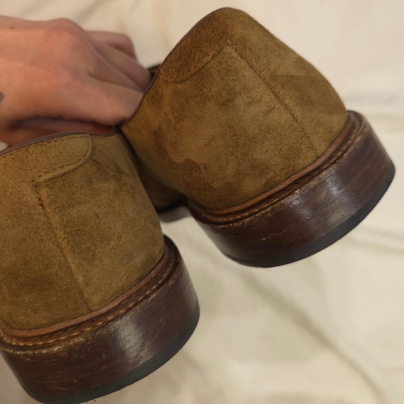 J.Crew Ludlow Suede Derby Shoes Brown Goodyear Welt - Size 9 - Picture 5 of 8